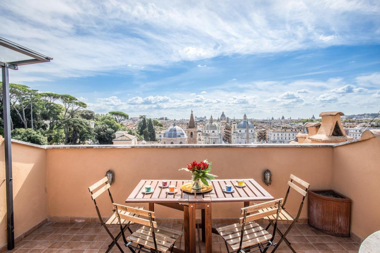 Roof Top Magic Piazza Del Popolo Рим Экстерьер фото